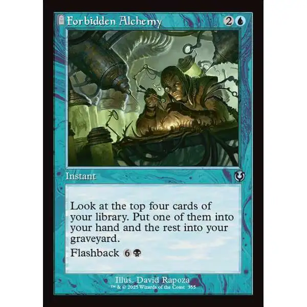 MtG Innistrad Remastered Uncommon Forbidden Alchemy #355 [Classic Frame]