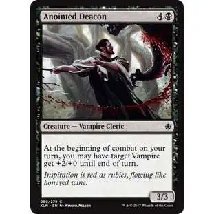 MtG Trading Card Game Ixalan Common Foil Anointed Deacon #89