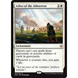 MtG Trading Card Game Ixalan Rare Foil Ashes of the Abhorrent #2