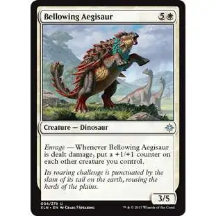 MtG Trading Card Game Ixalan Uncommon Bellowing Aegisaur #4