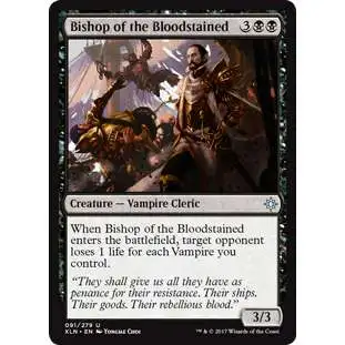 MtG Trading Card Game Ixalan Uncommon Bishop of the Bloodstained #91