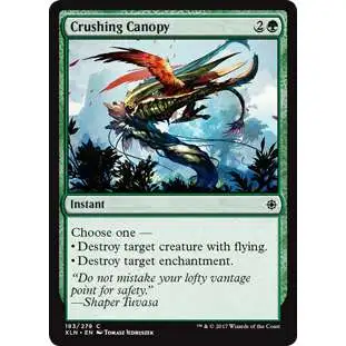 MtG Trading Card Game Ixalan Common Crushing Canopy #183