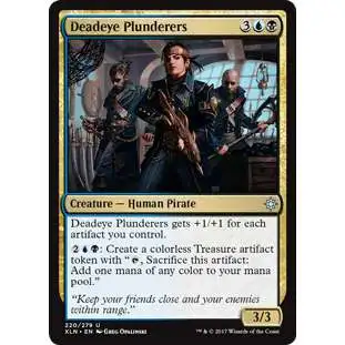 MtG Trading Card Game Ixalan Uncommon Foil Deadeye Plunderers #220