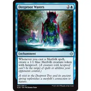 MtG Trading Card Game Ixalan Uncommon Deeproot Waters #51