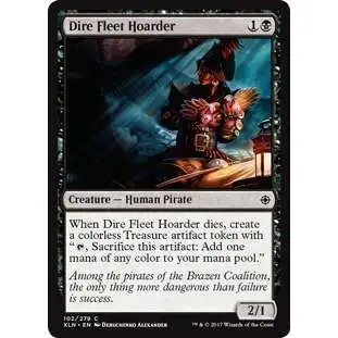 MtG Trading Card Game Ixalan Common Dire Fleet Hoarder #102