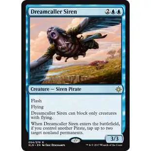 MtG Trading Card Game Ixalan Rare Dreamcaller Siren #54
