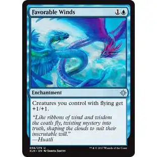 MtG Trading Card Game Ixalan Uncommon Favorable Winds #56