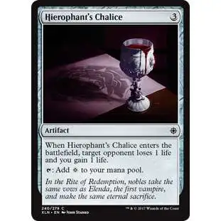 MtG Trading Card Game Ixalan Common Hierophant's Chalice #240