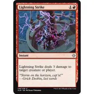 MtG Trading Card Game Ixalan Uncommon Lightning Strike #149