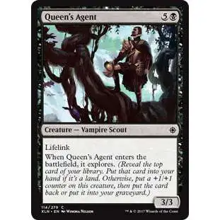 MtG Trading Card Game Ixalan Common Foil Queen's Agent #114