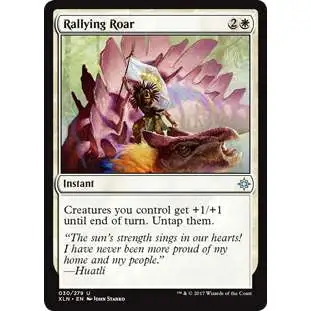 MtG Trading Card Game Ixalan Uncommon Rallying Roar #30