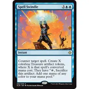 MtG Trading Card Game Ixalan Rare Spell Swindle #82