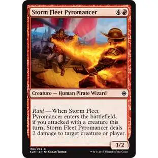 MtG Trading Card Game Ixalan Common Foil Storm Fleet Pyromancer #163