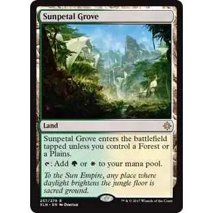MtG Trading Card Game Ixalan Rare Sunpetal Grove #257