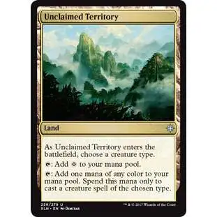 MtG Trading Card Game Ixalan Uncommon Unclaimed Territory #258