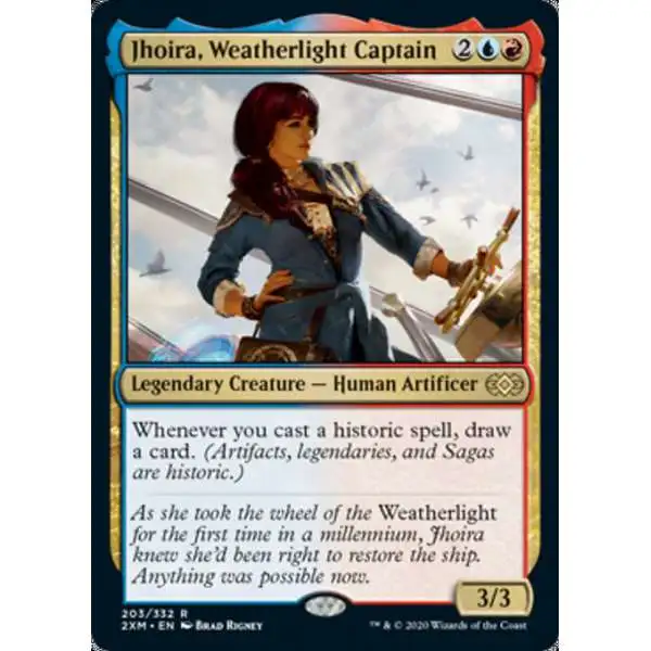 MtG Double Masters Rare Jhoira, Weatherlight Captain #203