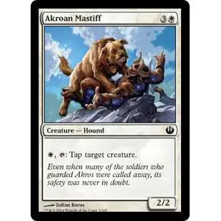 MtG Journey Into Nyx Common Foil Akroan Mastiff #3