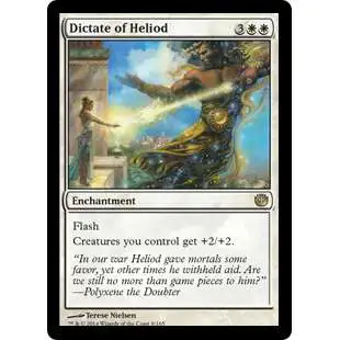 MtG Journey Into Nyx Rare Dictate of Heliod #8