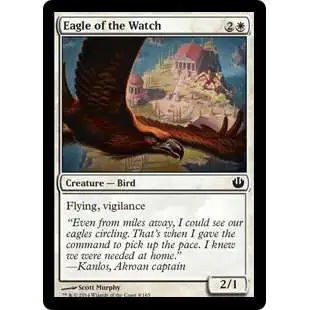 MtG Journey Into Nyx Common Foil Eagle of the Watch #9