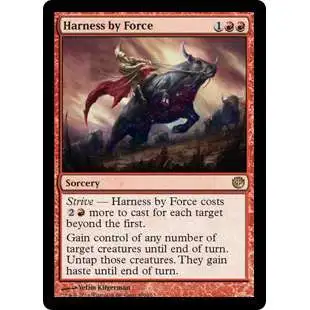 MtG Journey Into Nyx Rare Foil Harness by Force #100