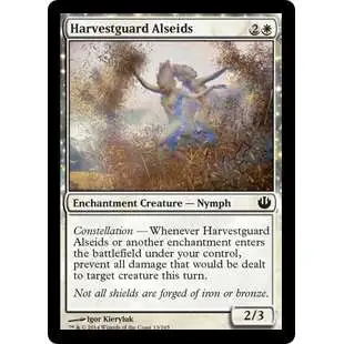 MtG Journey Into Nyx Common Foil Harvestguard Alseids #13