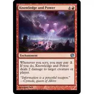 MtG Journey Into Nyx Uncommon Foil Knowledge and Power #101