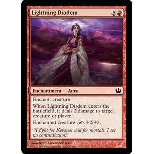 MtG Journey Into Nyx Common Lightning Diadem #102