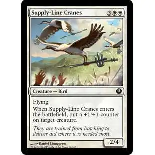 MtG Journey Into Nyx Common Foil Supply-Line Cranes #28