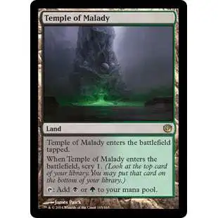 MtG Journey Into Nyx Rare Temple of Malady #165