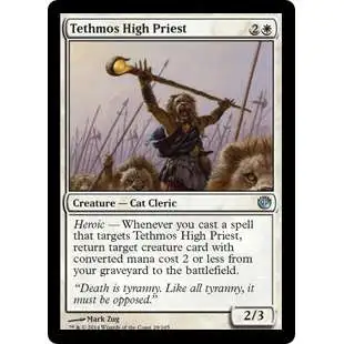 MtG Journey Into Nyx Uncommon Tethmos High Priest #29