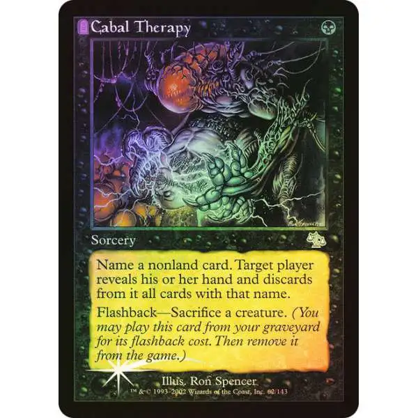Magic The Gathering Judgment Single Card Uncommon Cabal Therapy 62