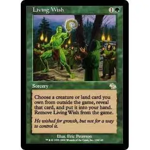 MtG Judgment Rare Living Wish #124 [Lightly Played]