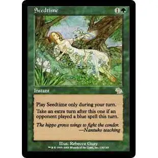 MtG Judgment Rare Seedtime #130 [Lightly Played]