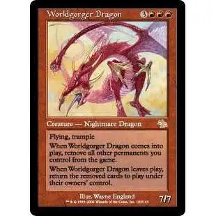MtG Judgment Rare Worldgorger Dragon #103