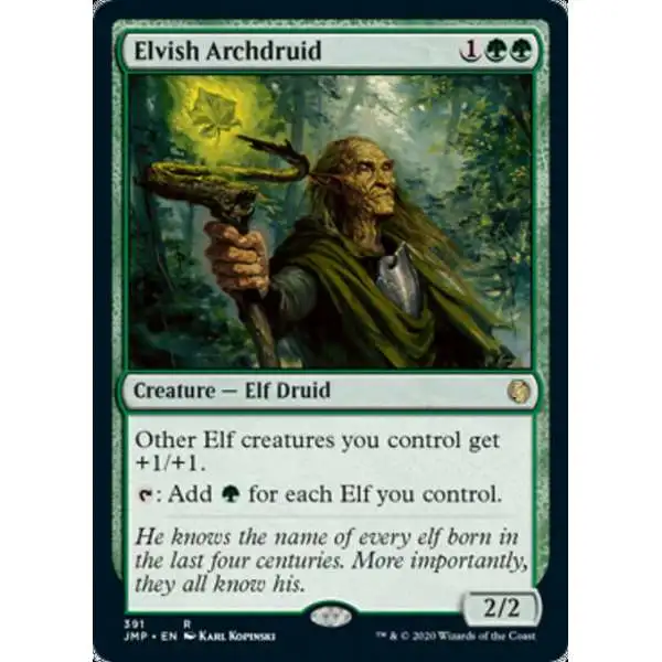 MtG Jumpstart Rare Elvish Archdruid #391