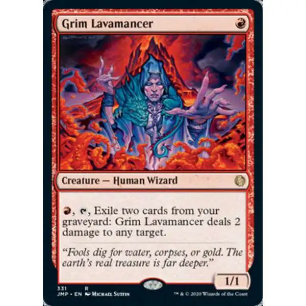 MtG Jumpstart Rare Grim Lavamancer #331