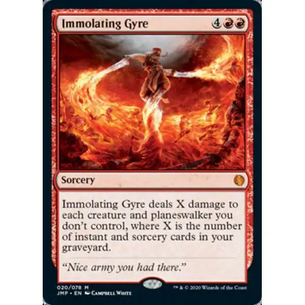 MtG Jumpstart Mythic Rare Immolating Gyre #20