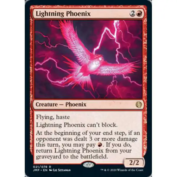 MtG Jumpstart Rare Lightning Phoenix #21