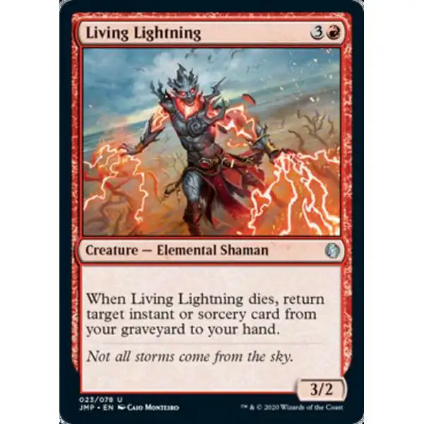 MtG Jumpstart Uncommon Living Lightning #23