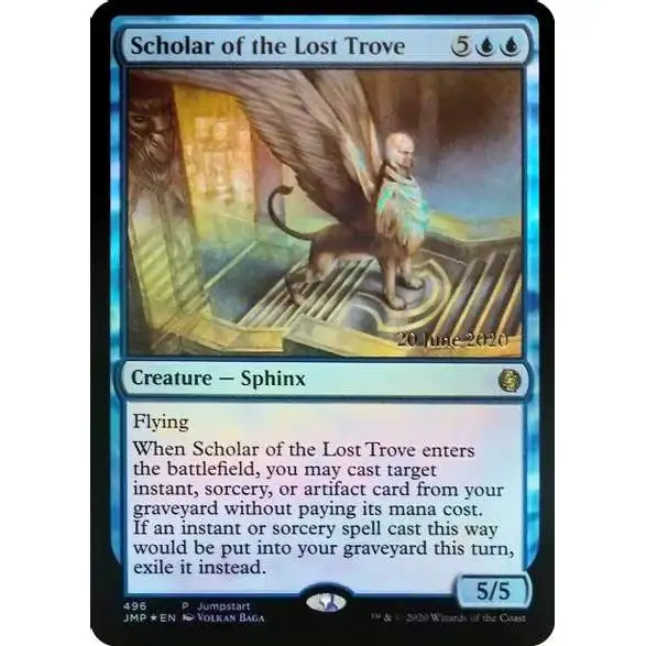 MtG Jumpstart Rare Scholar of the Lost Trove #14 [prerelease foil]