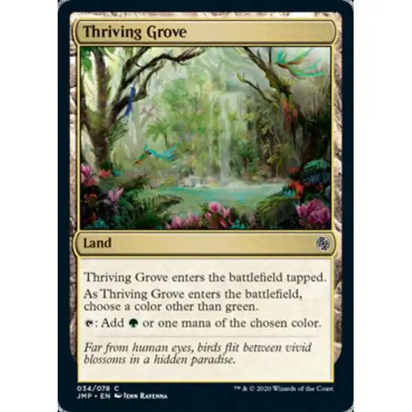 MtG Jumpstart Common Thriving Grove #34