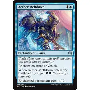 MtG Trading Card Game Kaladesh Uncommon Foil Aether Meltdown #36