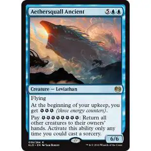 MtG Trading Card Game Kaladesh Rare Aethersquall Ancient #39