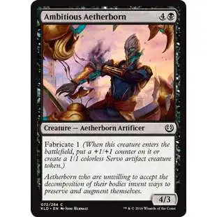 MtG Trading Card Game Kaladesh Common Foil Ambitious Aetherborn #72