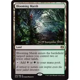 MtG Prerelease & Release Rare Blooming Marsh #243 [Prerelease Foil]