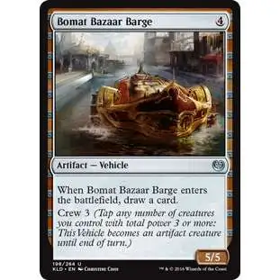MtG Trading Card Game Kaladesh Uncommon Bomat Bazaar Barge #198