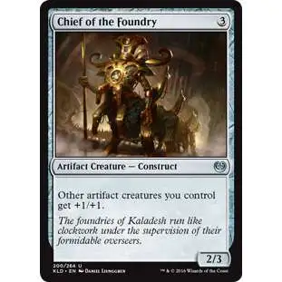 MtG Trading Card Game Kaladesh Uncommon Chief of the Foundry #200