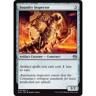 MtG Trading Card Game Kaladesh Uncommon Foil Foundry Inspector #215
