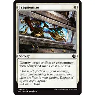 MtG Trading Card Game Kaladesh Common Foil Fragmentize #14