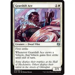 MtG Trading Card Game Kaladesh Uncommon Foil Gearshift Ace #16